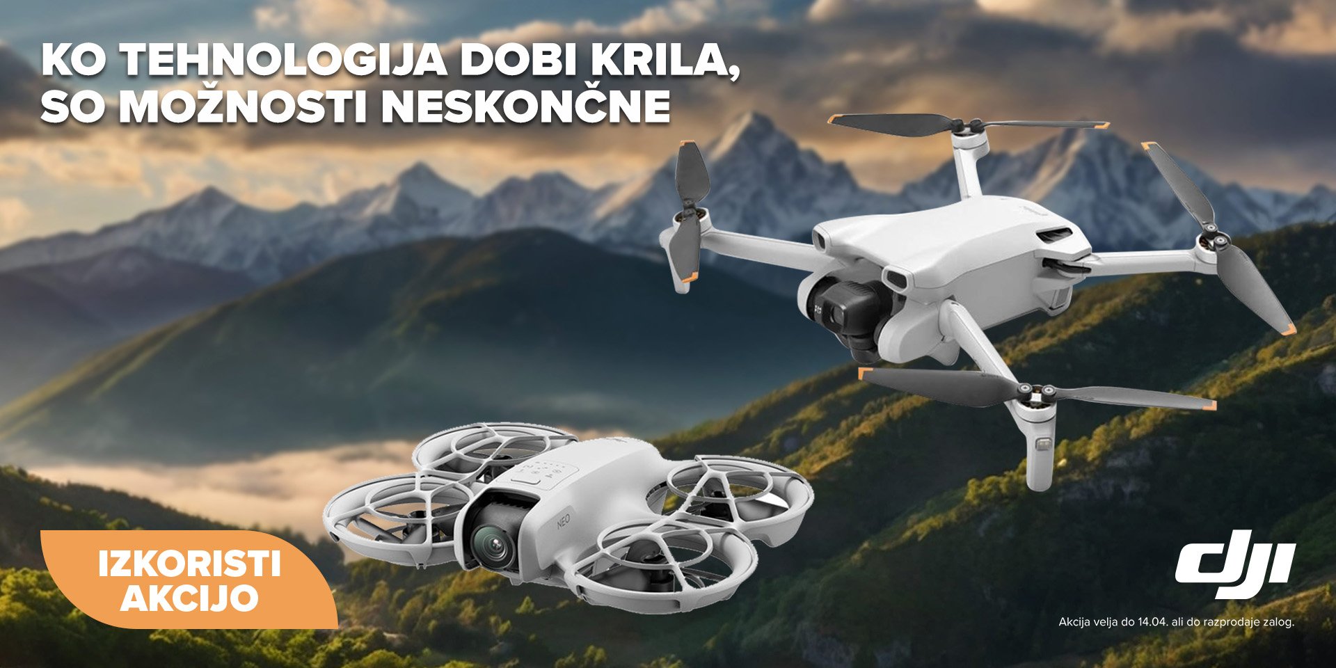 Akcija na DJI drone